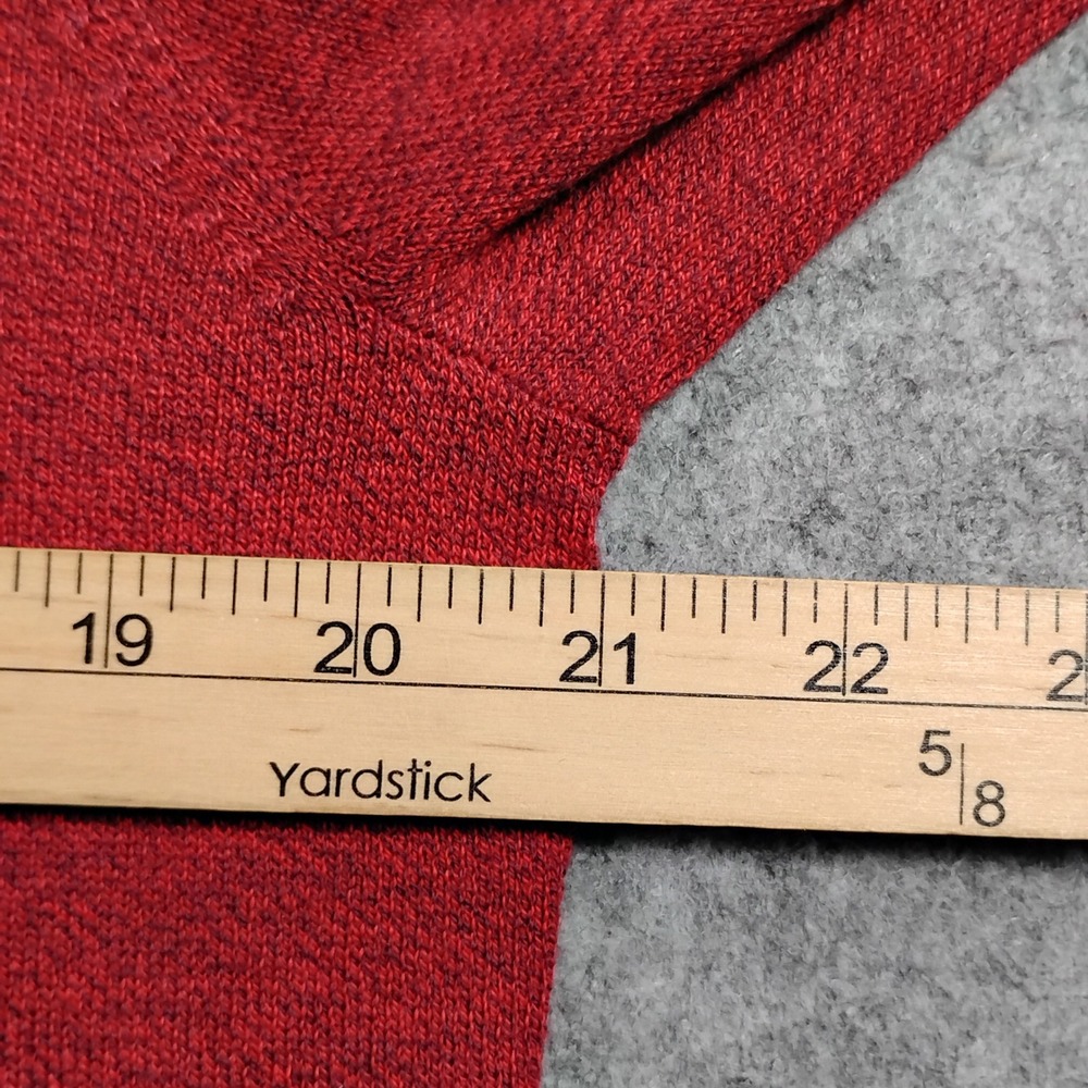 Smartwool Sparwood Crew‎ Sweater Men's M Currant Marl Red Merino Wool Blend Red - Picture 5 of 11